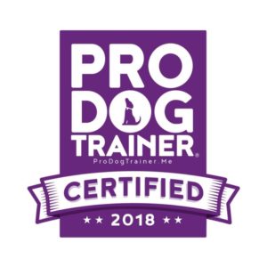 Pro dog trainer certified